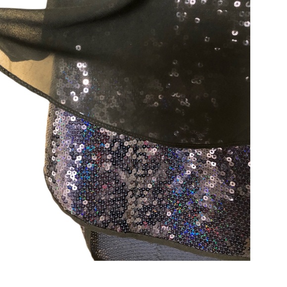 Amanda Uprichard Sapphire blue/navy sequined Top S - Picture 10 of 10